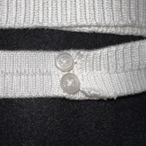 Michael Kors White Cable Knit Halter Top Size Large - Picture 4 of 4